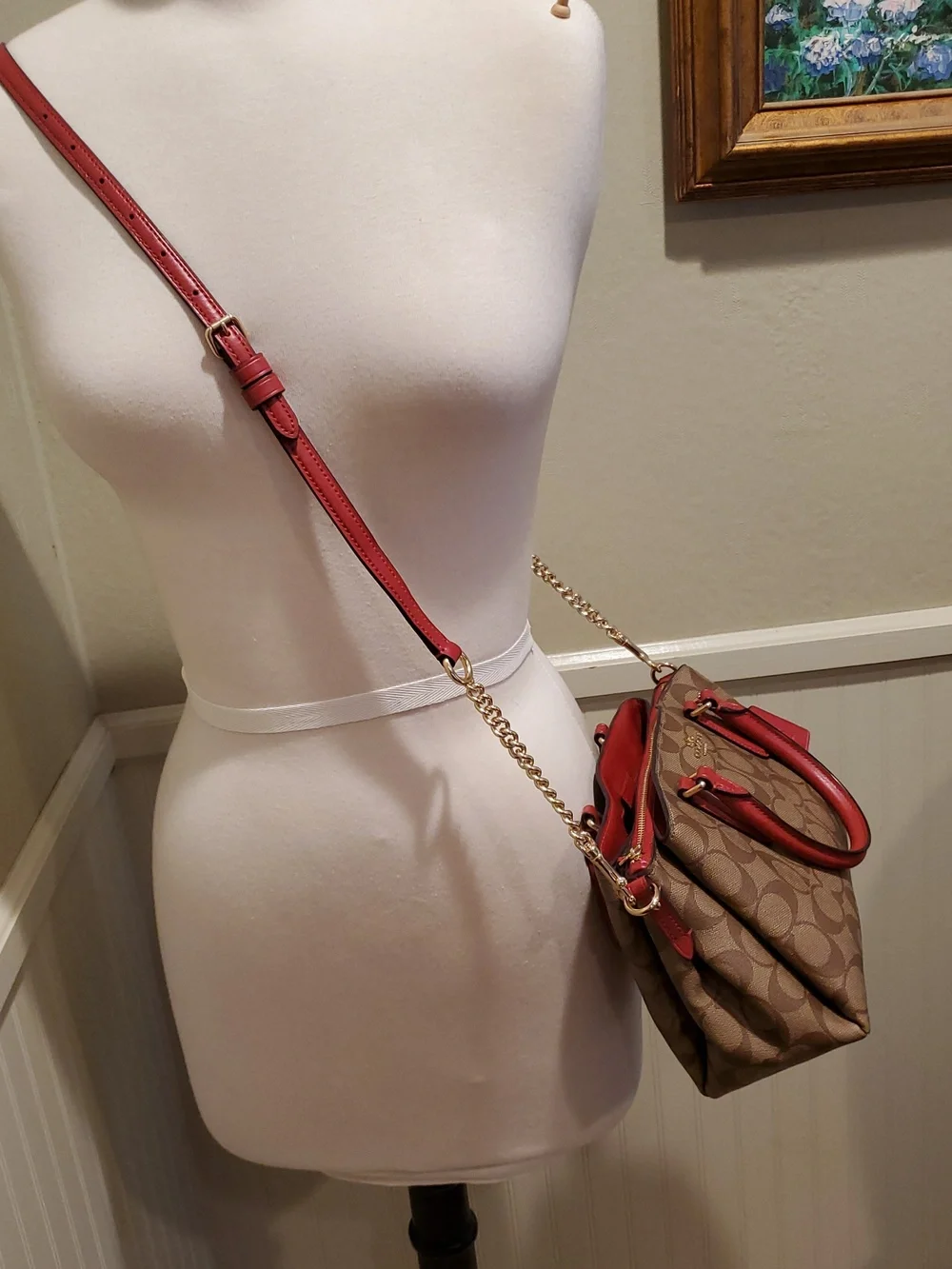 NEW Coach Mini Sage Signature Carryall